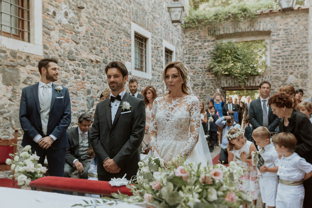 cerimonia di matrimonio al castello della castelluccia