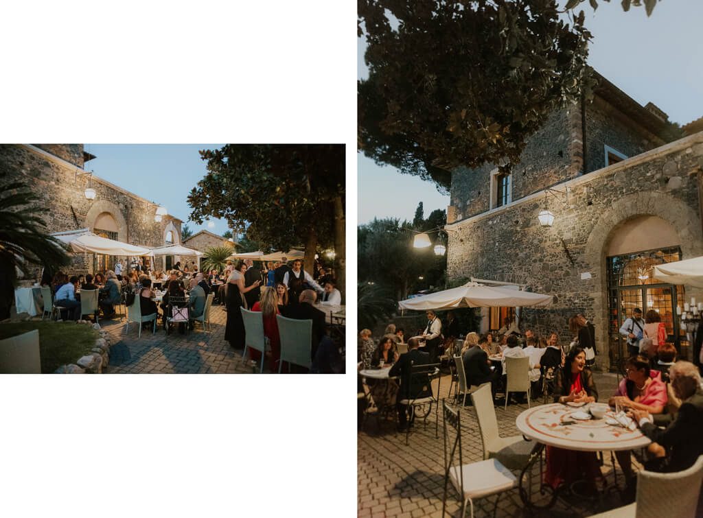 matrimonio serale al castello della castelluccia