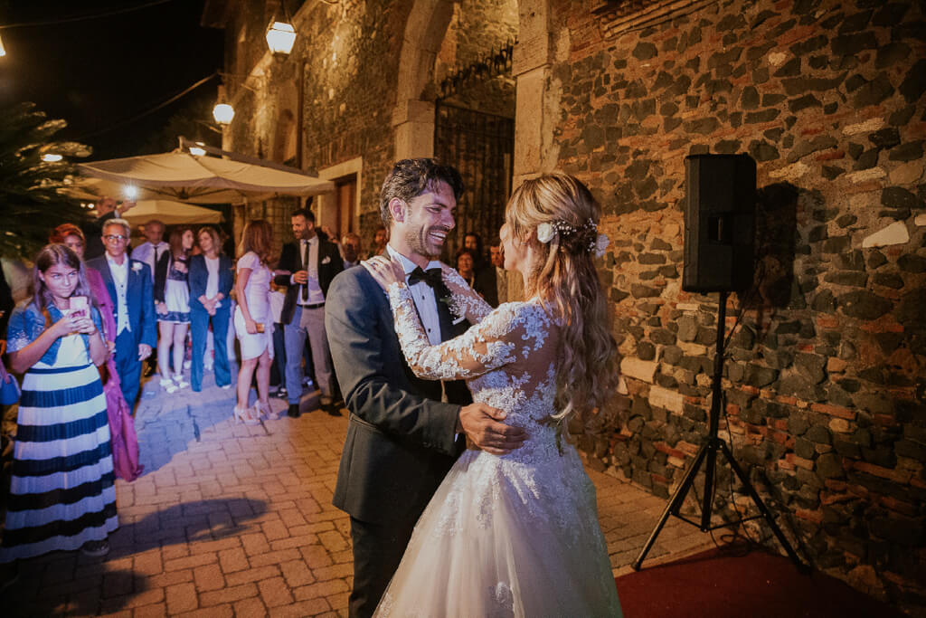 matrimonio serale al castello della castelluccia