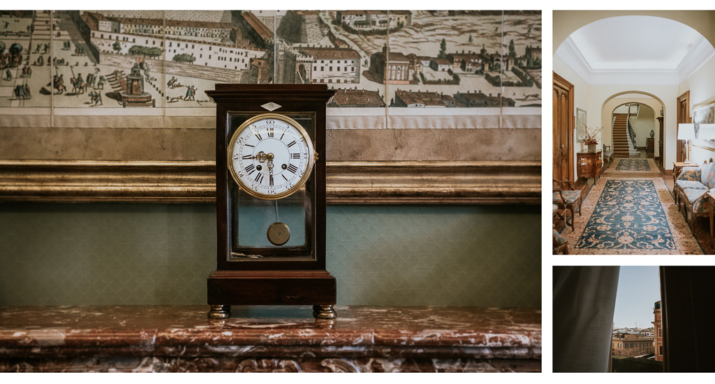 dettagli di villa spalletti trivelli a roma