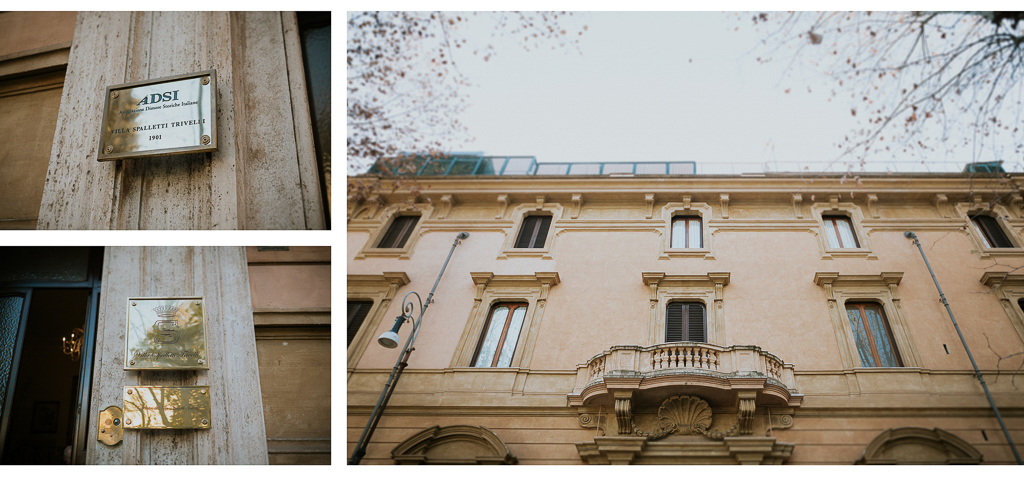 ingresso di villa spalletti trivelli a roma