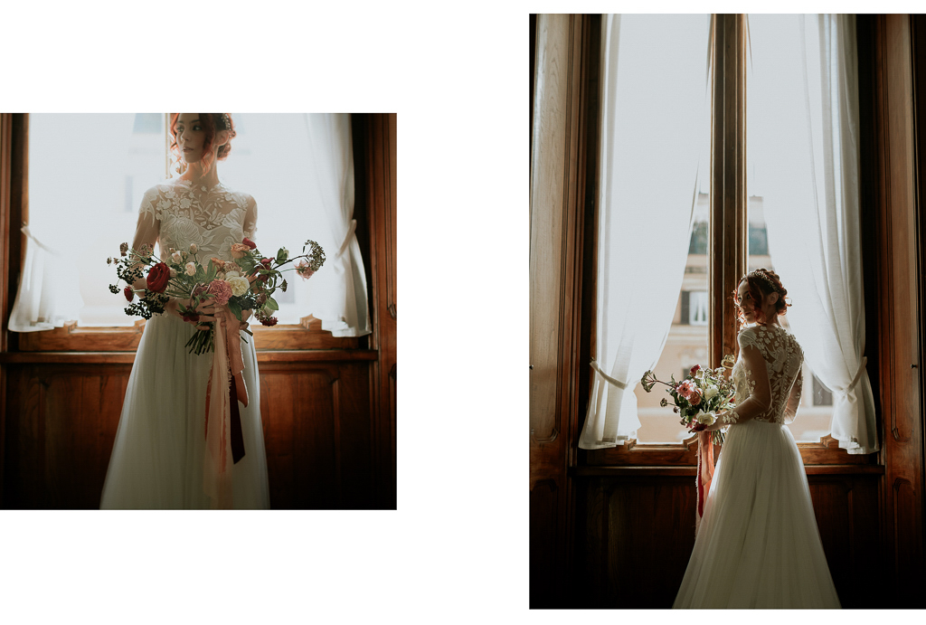 la sposa è pronta per la cerimonia