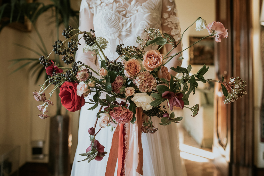 magnifico il bouquet della sposa del destination wedding