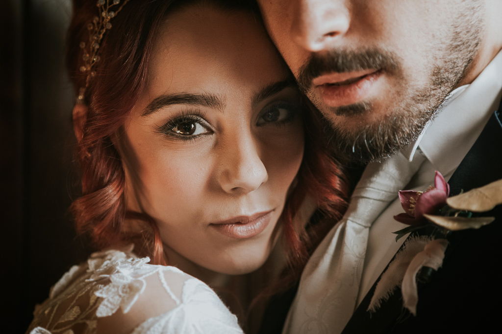 gli occhi della sposa del destination wedding a roma