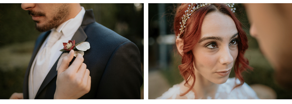 eleganza degli sposi del destination wedding a roma