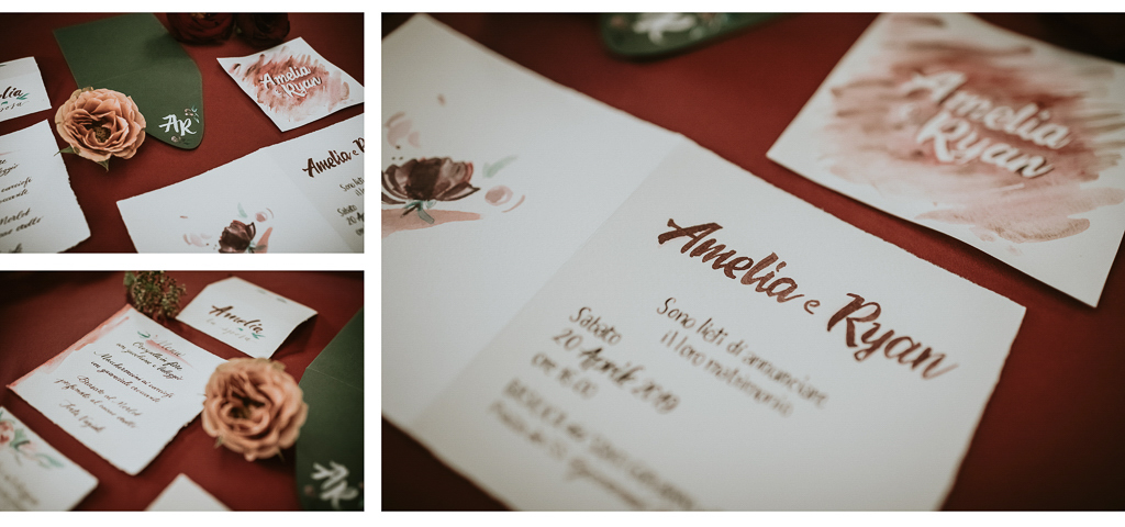 coordinato grafico di matrimonio