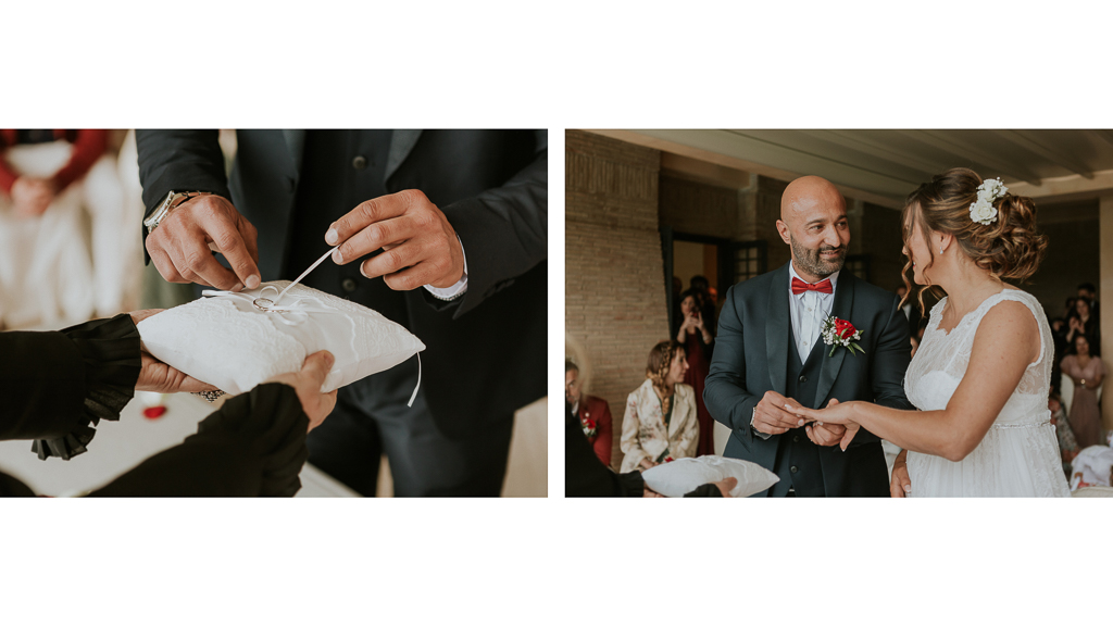 scambio delle fedi in matrimonio tenuta ceccucci roma