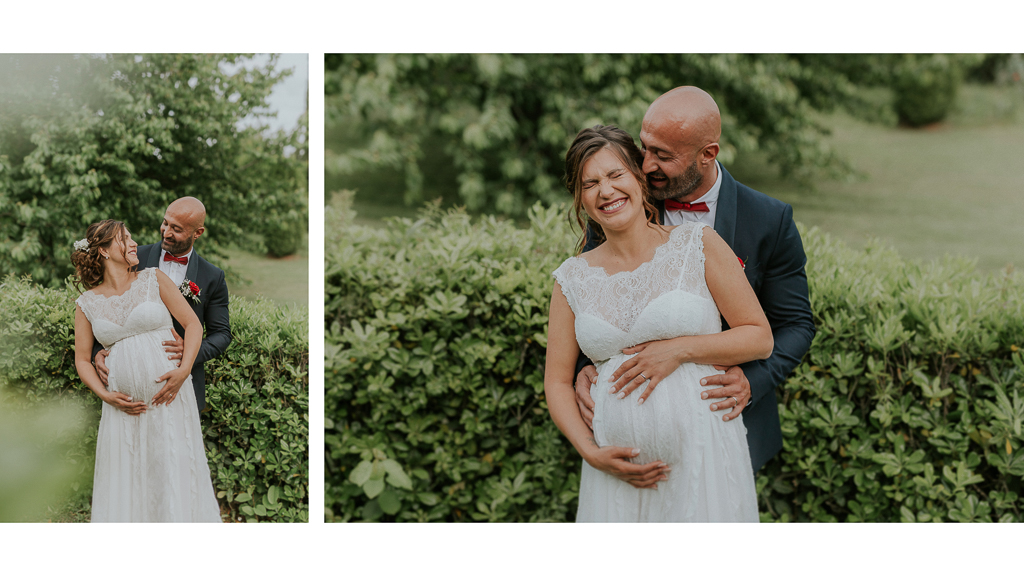 foto sposa in gravidanza