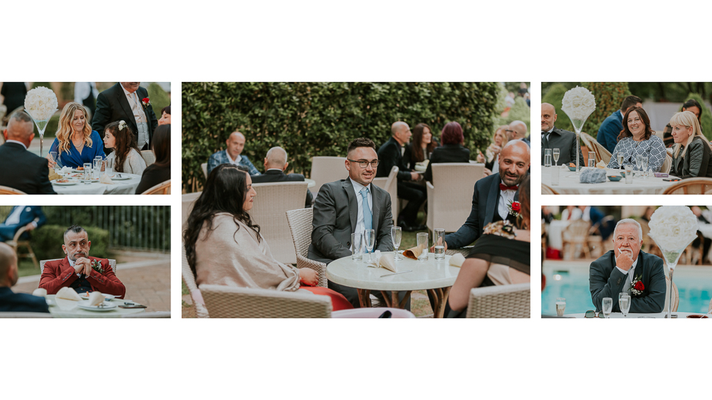 ospiti del ricevimento matrimonio tenuta ceccucci roma