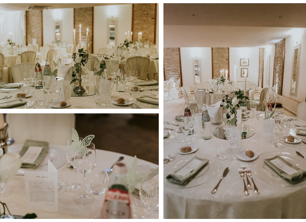 sala del ricevimento di matrimonio di villa grant a roma