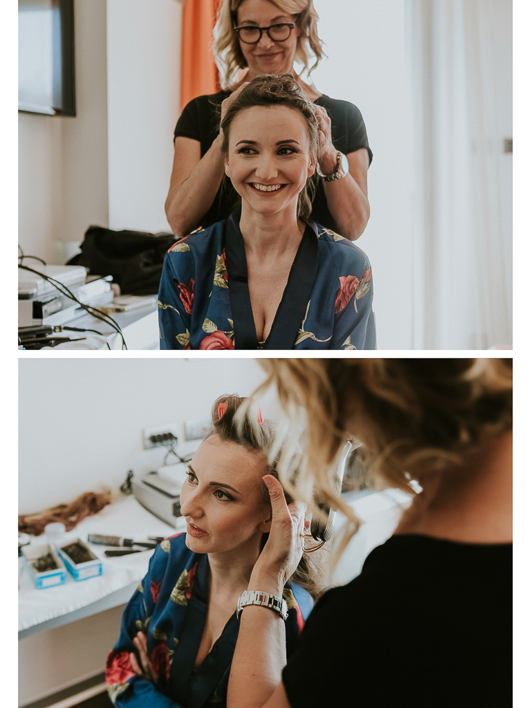 preparazione della sposa