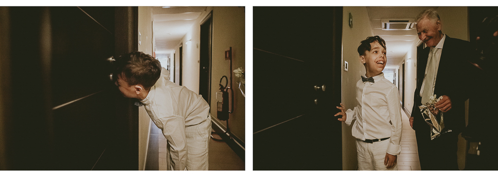 i parenti attendono la sposa