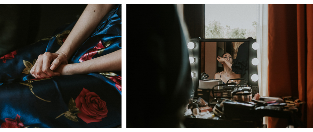 momenti del trucco sposa