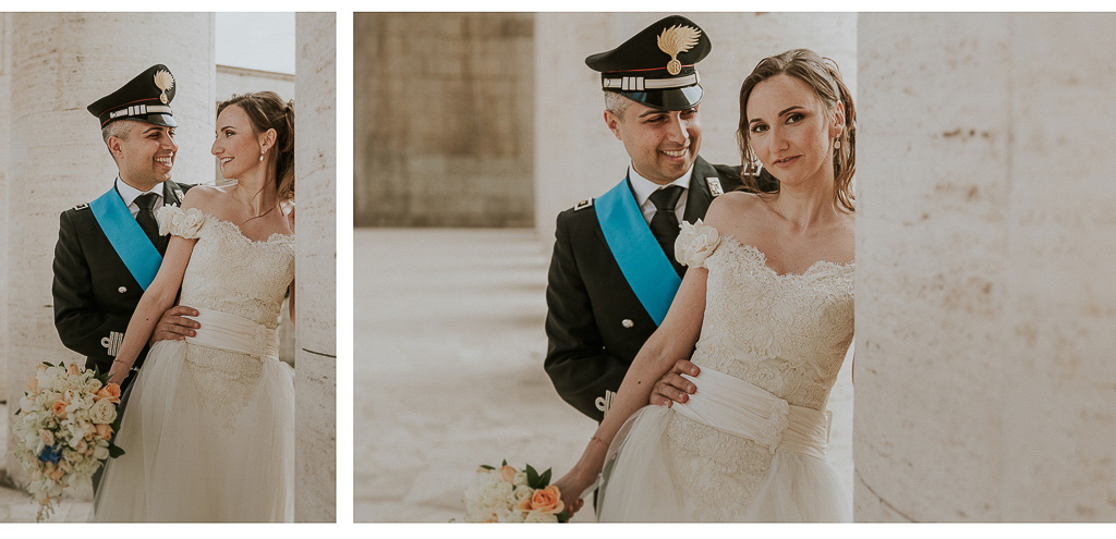 fotografia degli sposi