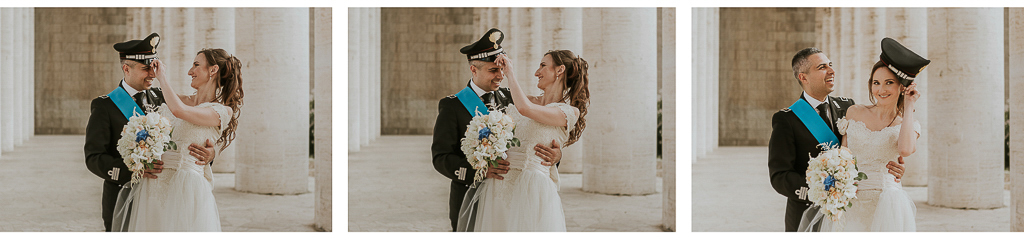 la sposa e lo sposo giocano