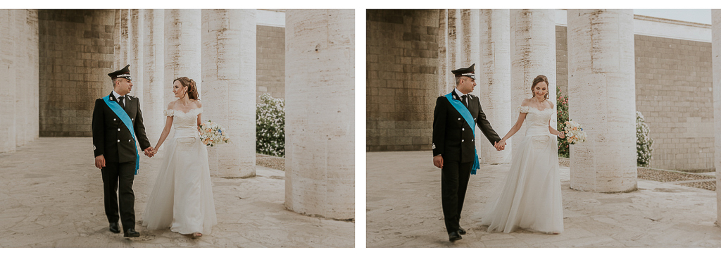 passeggiata fotografica degli sposi