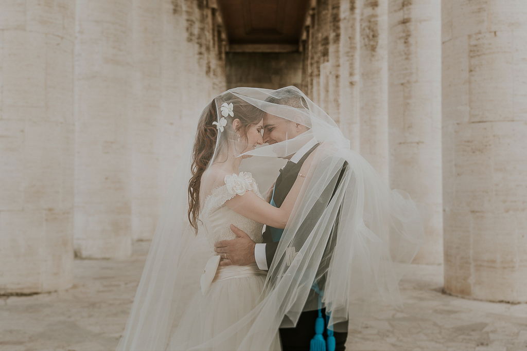 foto di coppia degli sposi