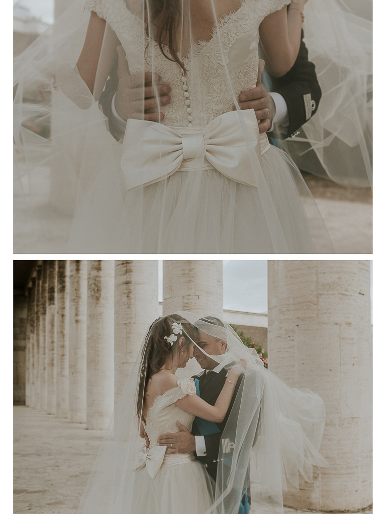 momenti romantici degli sposi