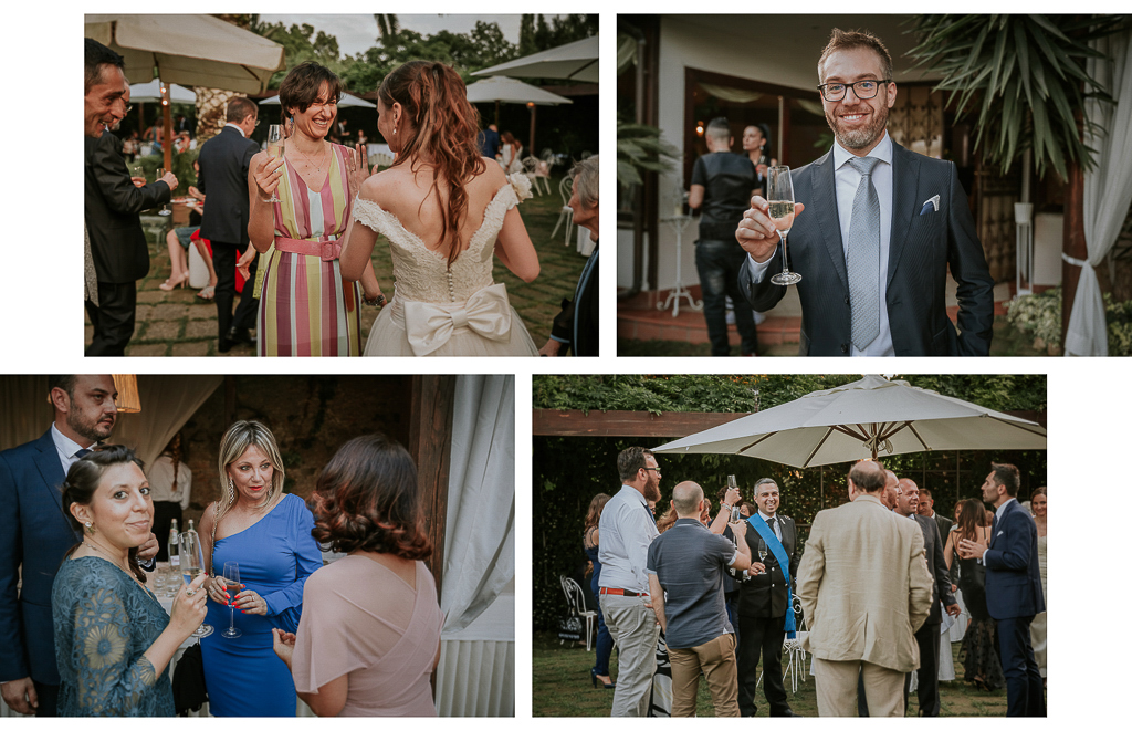 aperitivo di matrimonio a villa grant a roma