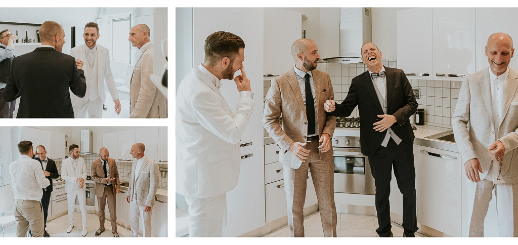 lo sposo allenta la tenzione