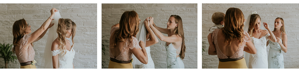 preparativi velo della sposa