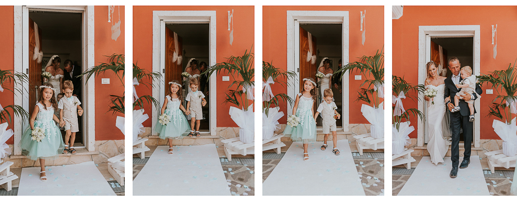 la sposa esce di casa