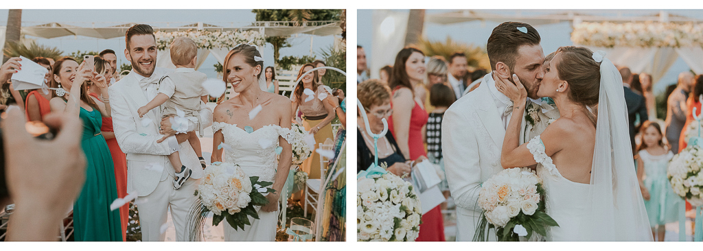 cerimonia sulla spiaggia di terracina