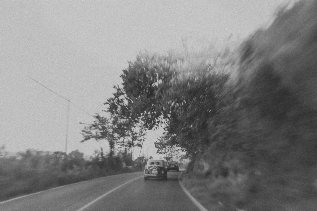 la macchina della sposa del matrimonio a roma