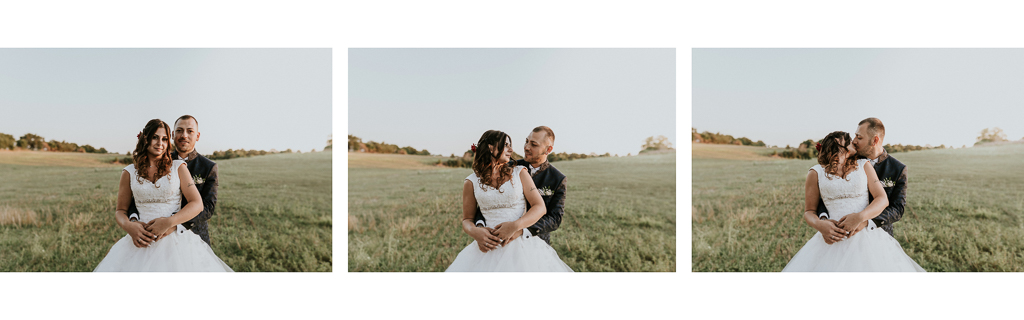 foto di matrimonio sul prato a roma