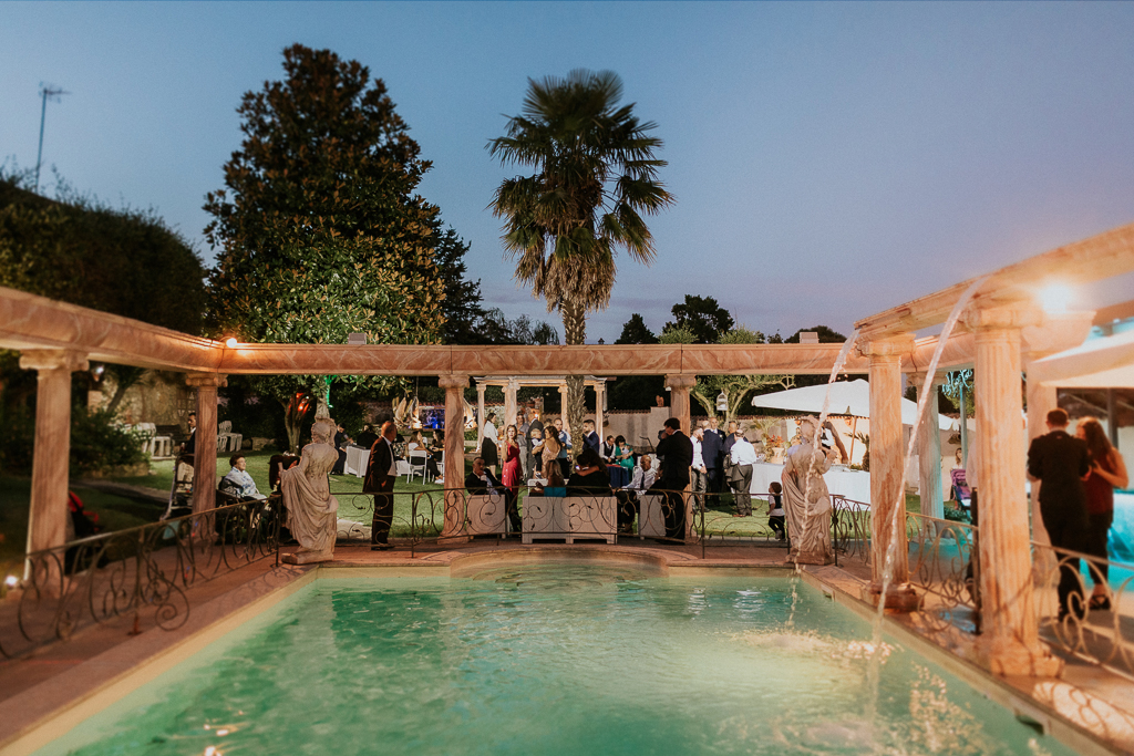 piscina di Matrimonio in Villa Desirèe a Roma