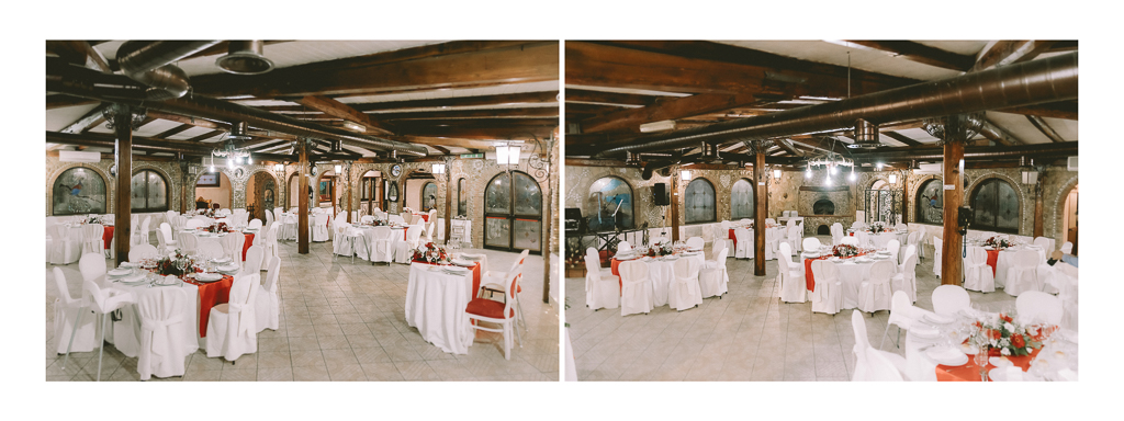 la sala del ricevimento di Matrimonio in Villa Desirèe a Roma