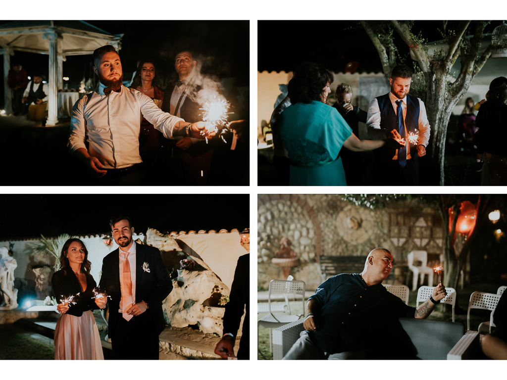 Matrimonio serale in Villa Desirèe a Roma