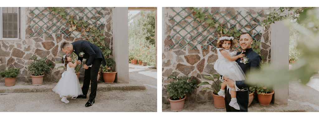 lo sposo con sua figlia