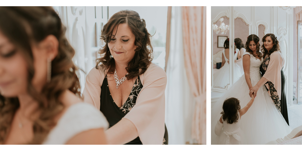 la mamma con la sposa