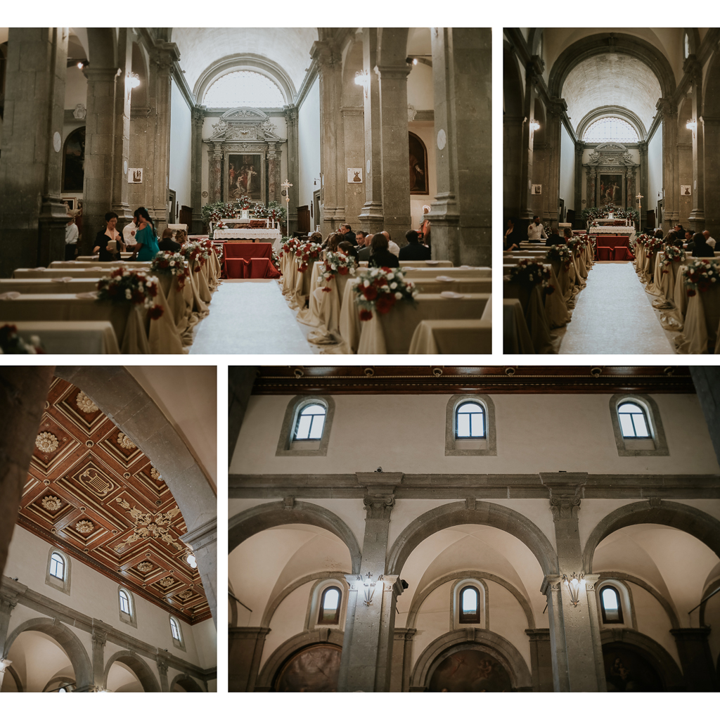 interni della chiesa San Lorenzo Martire a formello