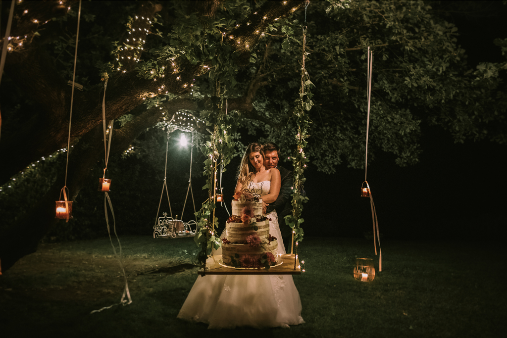 matrimonio serale presso tenuta agrivillage a Roma