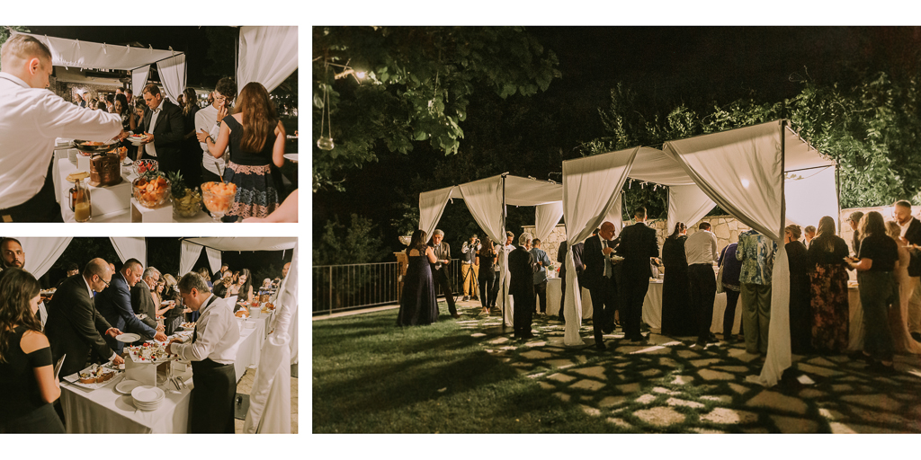 ricevimento serale presso tenuta agrivillage