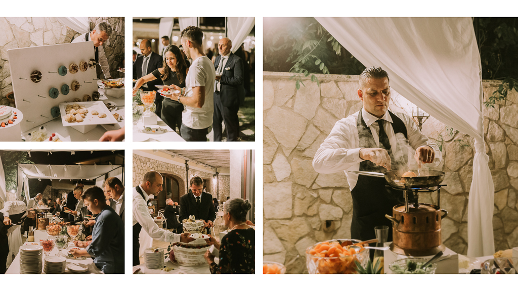 ricevimento di matrimonio serale presso agrivillage