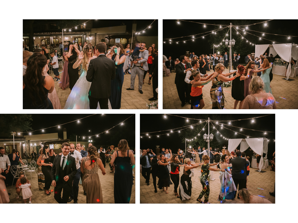 matrimonio serale presso tenuta agrivillage a Roma