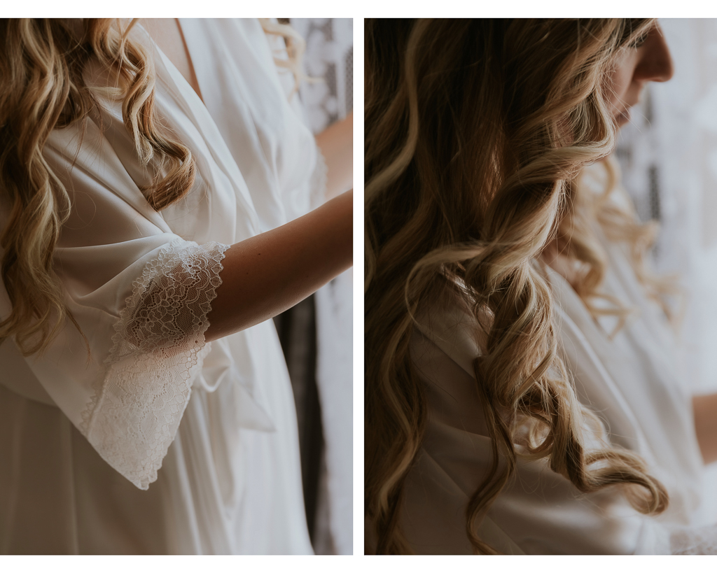 sposa del matrimonio presso tenuta agrivillage a Roma