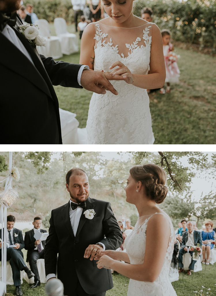 scambio degli anelli matrimonio a roma