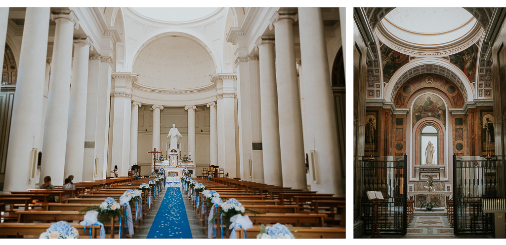 dettagli della chiesa di terracina