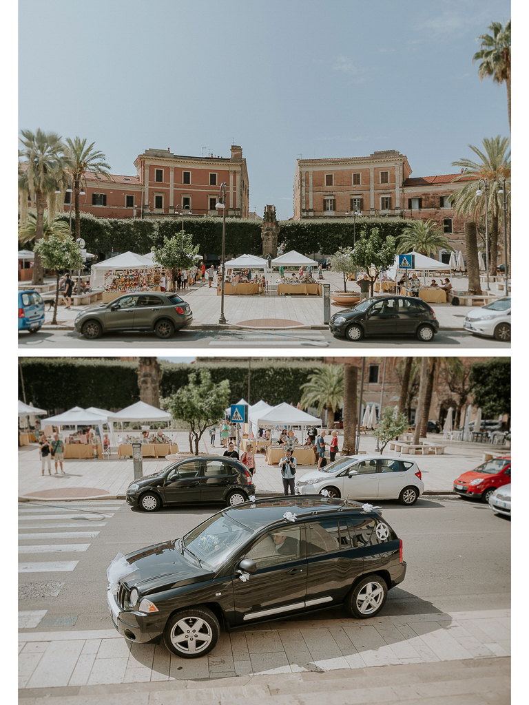 arrivo della sposa a terracina