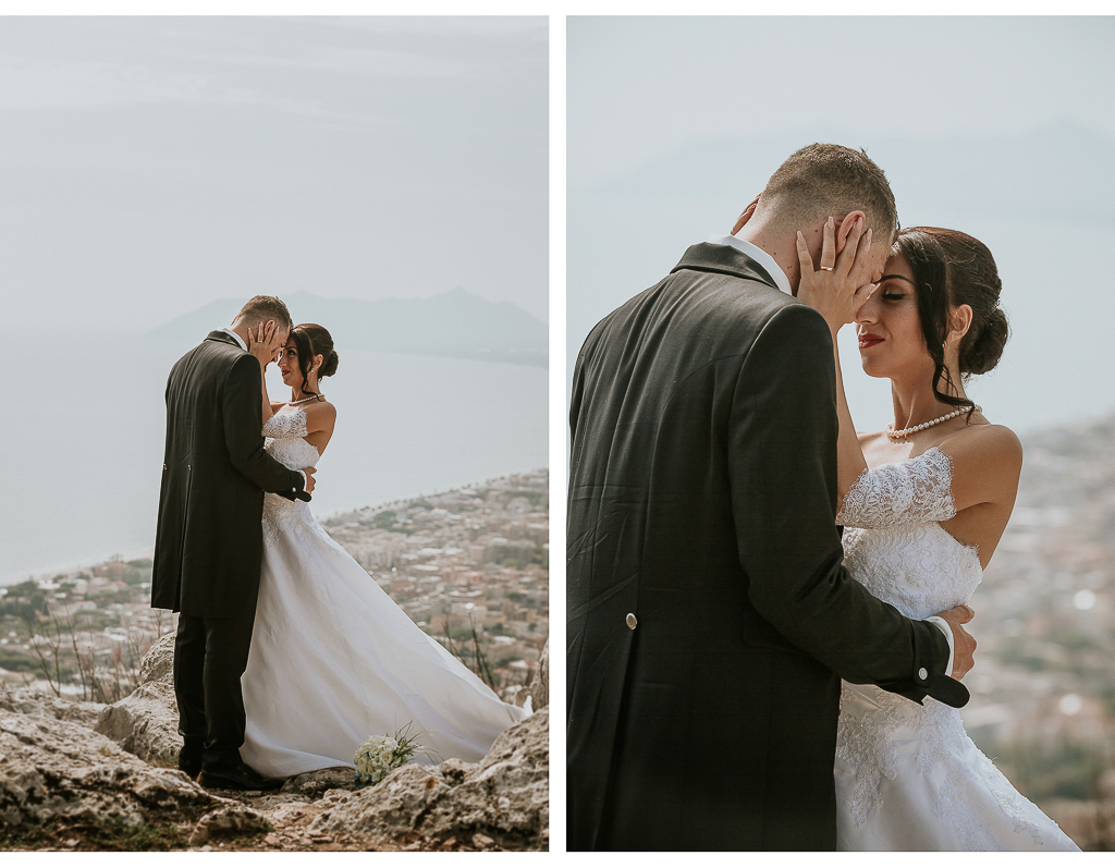 momenti di tenerezza degli sposi