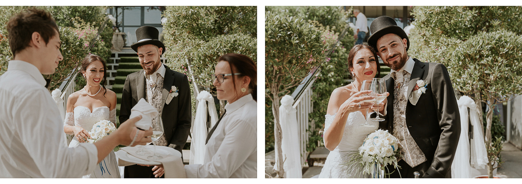 brindisi degli sposi presso Grappolo d’uva Terracina