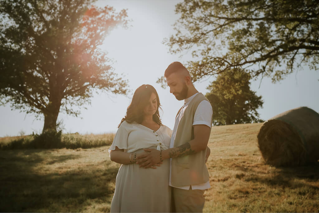 Servizio Fotografico Premaman al tramonto