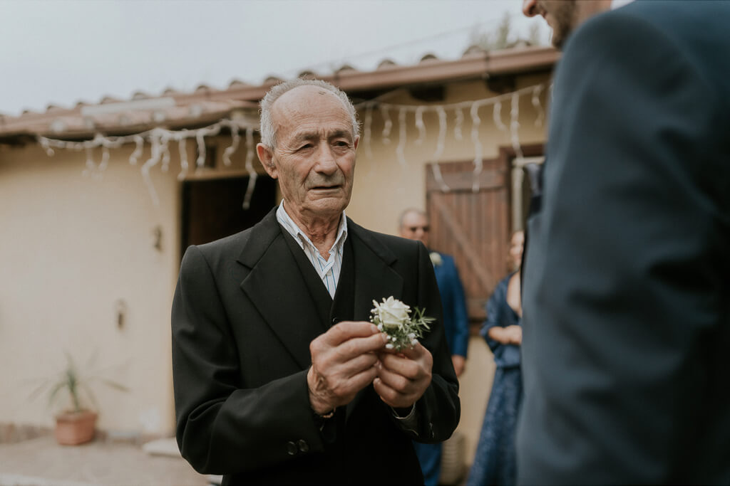 Foto Nonno Sposo Matrimonio Roma