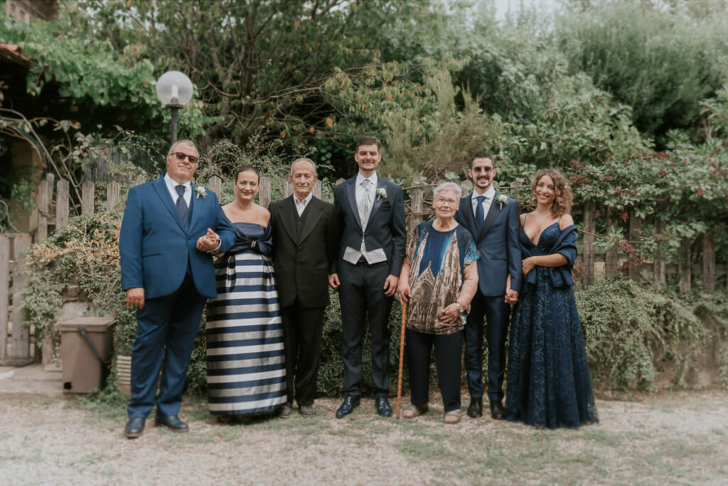 Foto Famiglia Sposo Matrimonio Roma