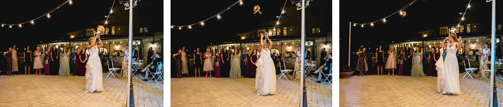 lancio del bouquet matrimonio a tenuta agrivillage