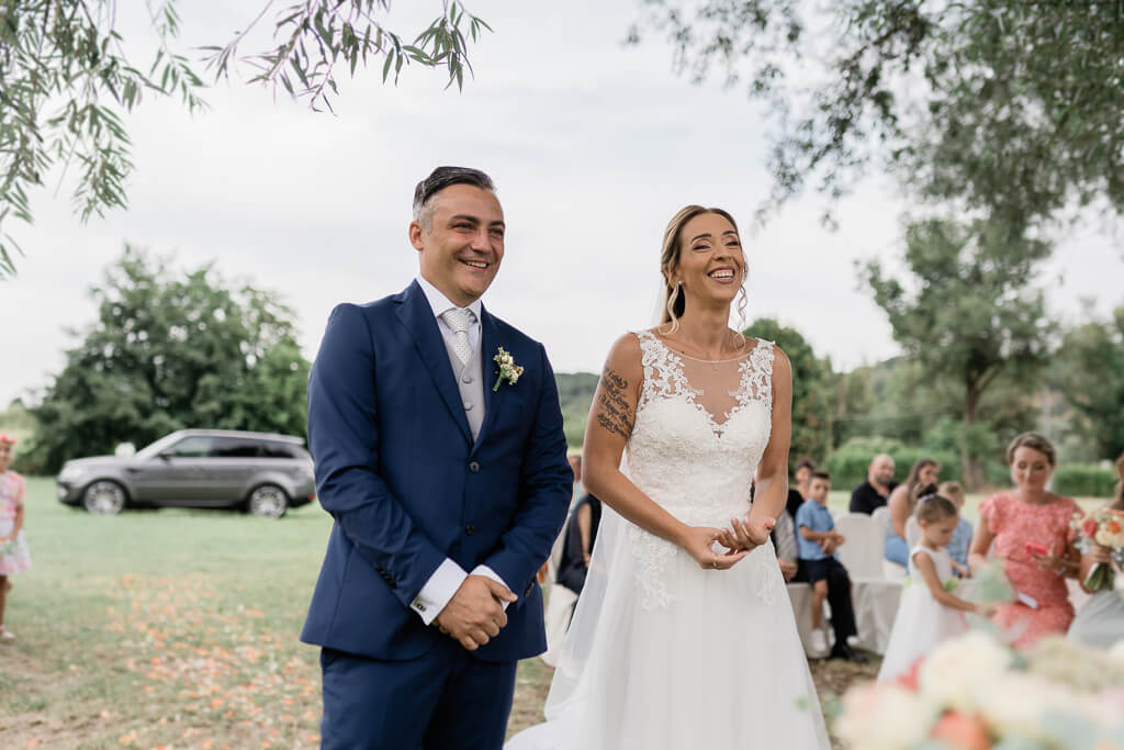 cerimonia matrimonio prato